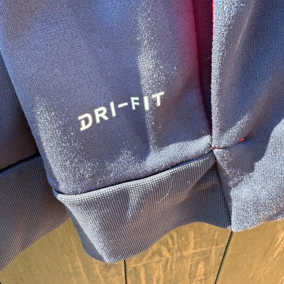 Patriots Nike On Field Team Apparel Full-Zip Hoodie - Picture 3 of 7